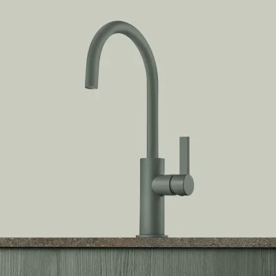 Torneira de cozinha de latão verde cinza ARM180