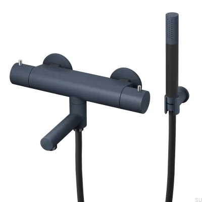  Torneira termostática para banheira e chuveiro EVM026-150 Deep Blue Brass