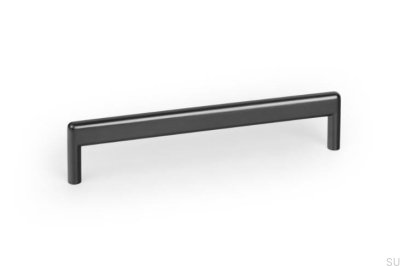 Puxador de móveis alongado Beam 160 Metal Black Titanium
