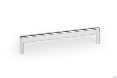 Puxador de móveis alongado Beam 160 Metal polido níquel