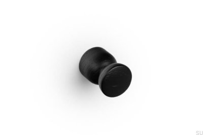 Puxador para móvel Peça 25 Madeira Preto Fosco