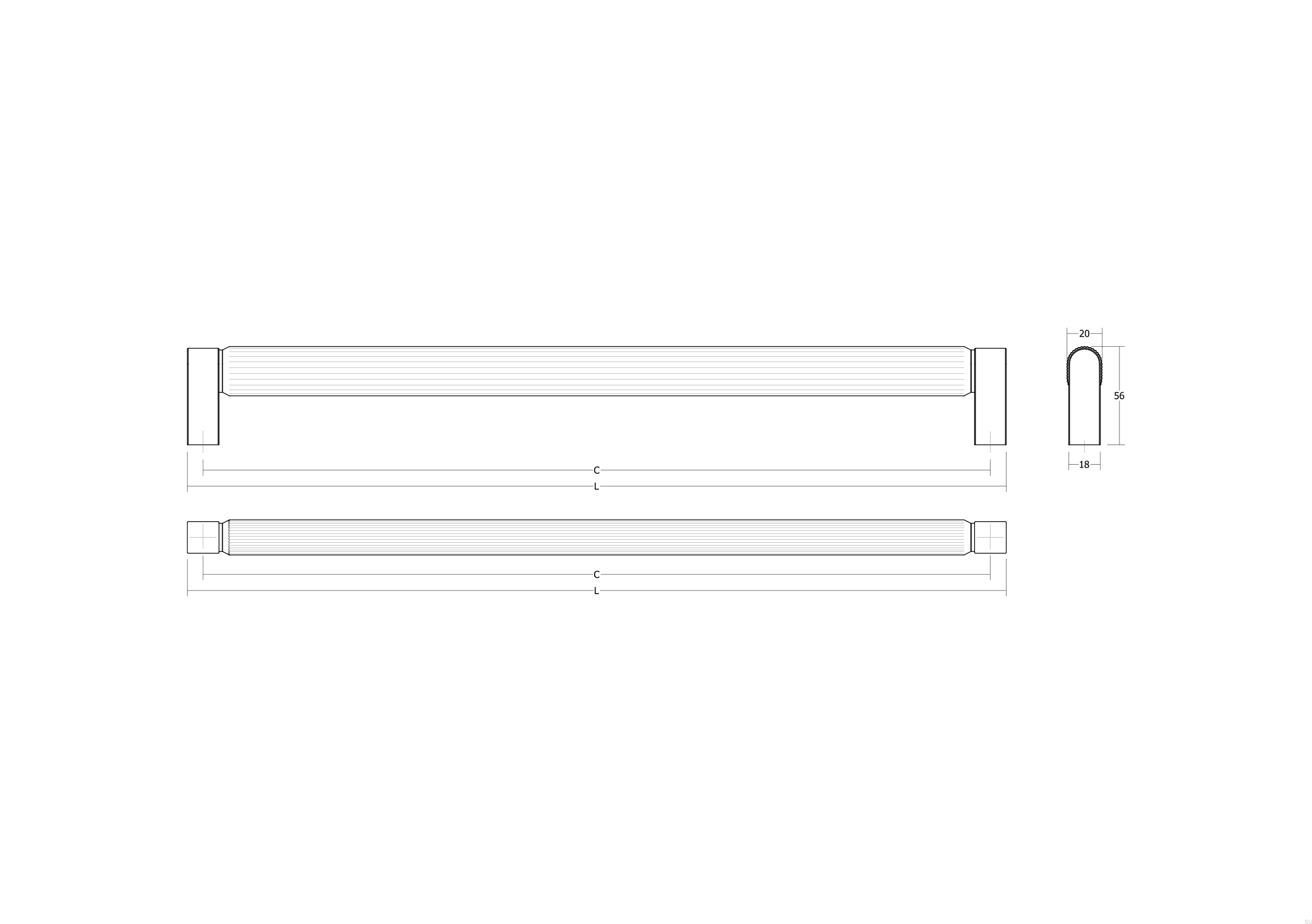 0678448L30--Uchwyt-meblowy-podłużny-jednostronny-Brooklyn-Big-448-Aluminiowy-Czarny-Szczotkowany-Viefe-Skandynawskie-Uchwyty_3