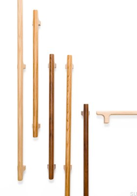 Puxador para móveis Hinoki Wood Big 416 em madeira de nogueira