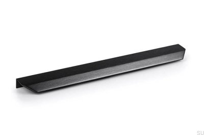 Vann 1200 Alumínio Preto Titanium Edge Puxador para Móveis 