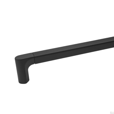 Puxador alongado para móveis Aqua 1088 Metal Preto