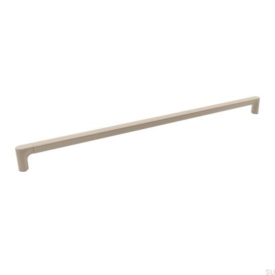 Puxador alongado para móveis Aqua 1088 Metal Cream