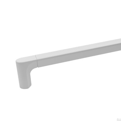 Puxador alongado para móveis Aqua 1088 Metal Branco