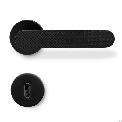 Maçaneta de porta Vibe Grip Alumínio Preto Fosco