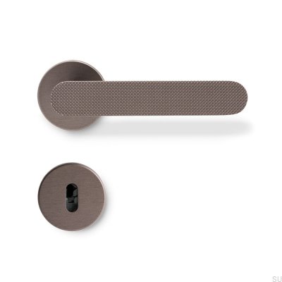 Maçaneta de porta Vibe Grip Alumínio Marrom Escuro