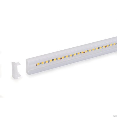 Perfil LED Sunup 2000 Alumínio Prata (inclui parafusos)
