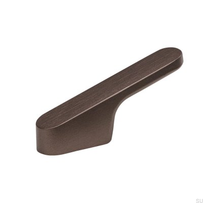 Cabide de parede de metal liso Vibe marrom escuro