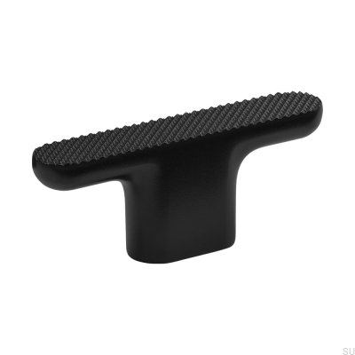 Puxador de móveis T-Bar Vibe Grip Metal Preto Fosco