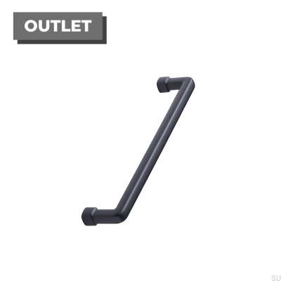Puxador de móveis longo Equester 320 Black Mat