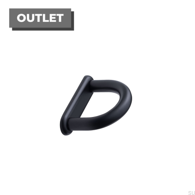 Botão para móveis D-Lite 32 preto fosco