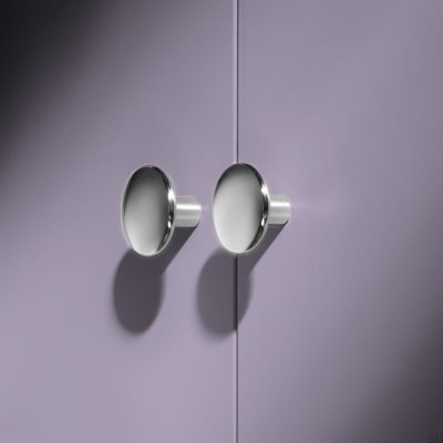 Puxador para móvel Celine M 35 Latão Prata Cromado