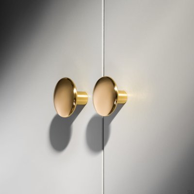 Puxador de móvel Celine M 35, latão polido