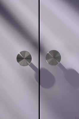 Puxador para móveis Nena S Short Inox Aço Prata