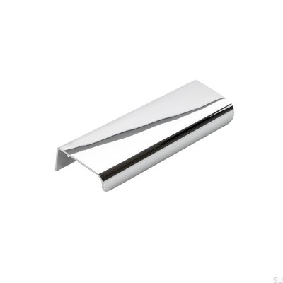 Puxador de borda para móveis Lip 120 Silver Cromo polido
