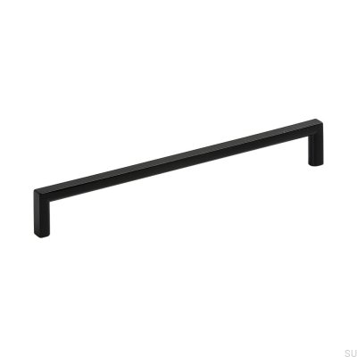 Puxador de móvel alongado Soft 192 Metal Black