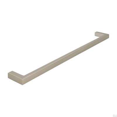Puxador alongado para móveis 2108 224 Metal Prata Fosco