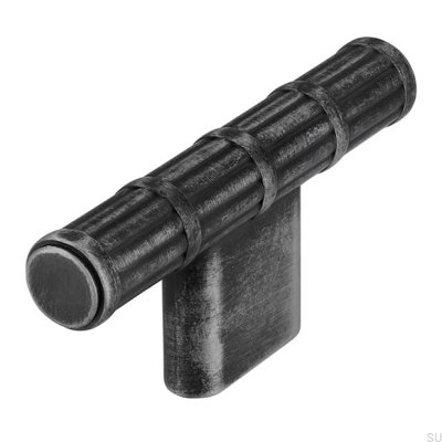T-Bar 2607 69 Puxador de Móveis em Metal Prata Escovado