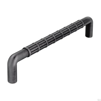 Puxador alongado para móvel 2608 160 Metal Prata Escovado