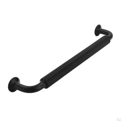 Puxador alongado para móveis 2630 160 Metal Preto Fosco