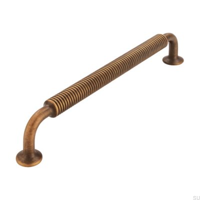 Puxador alongado para móveis 2630 160 Metal Ouro Antigo
