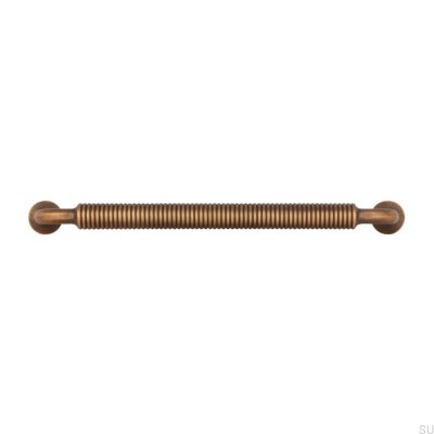 Puxador alongado para móveis 2630 160 Metal Ouro Antigo