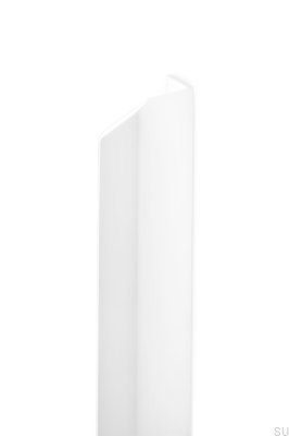 Puxador para móveis Vann 1200 Edge Alumínio Branco Fosco