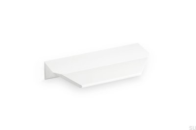 Puxador para móveis Vann 100 Edge Alumínio Branco Fosco