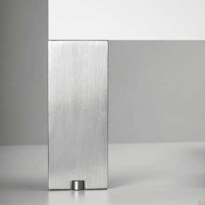 Pé de móvel escovado Fonda 200 Silver