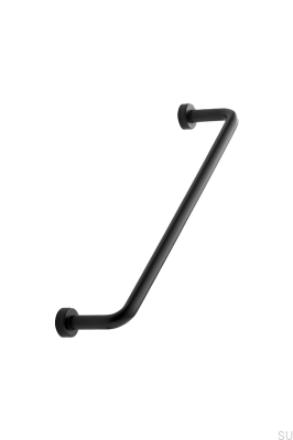 Puxador longitudinal para móvel Lounge 160, Metal, Preto Mate