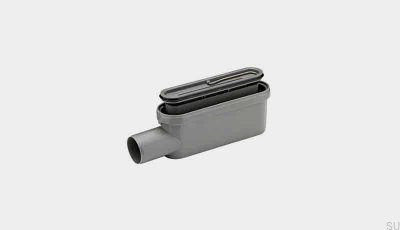 Módulo de drenagem com saída lateral horizontal de 50 mm com sifão removível