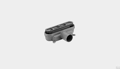 Módulo de drenagem com saída horizontal de 50 mm com barreira mecânica contra odores
