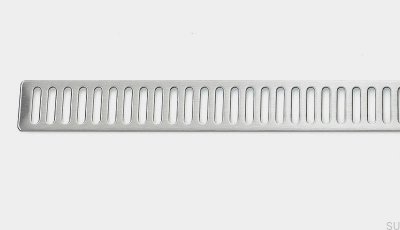 Grelha de drenagem ClassicLine Coluna 280 Aço Escovado