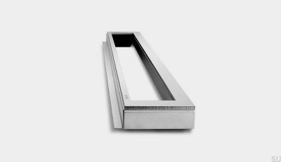 Estrutura de drenagem HighLine 995 25 em aço escovado