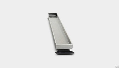 Painel cassete para dreno linear HighLine 633 12 Aço escovado