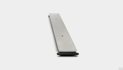 Painel de drenagem linear HighLine Custom 253 em aço escovado