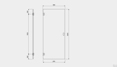 Portas de chuveiro GlassLine 900