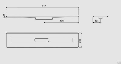 Dreno linear 3004 700 Aço autoportante