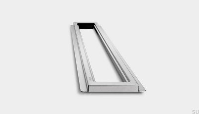 Estrutura para ralo autoportante ClassicLine 300 10 Aço escovado