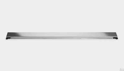 Painel de drenagem linear HighLine 1133 em aço polido