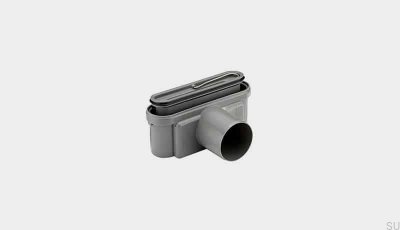 Módulo de drenagem com saída horizontal de 75 mm com sifão removível