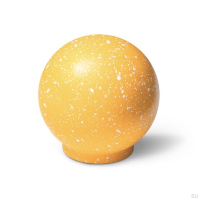 Puxador para móveis de madeira Ren Melange Yellow & White 35, faia