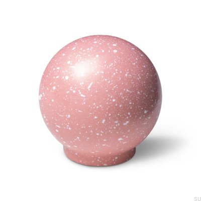 Puxador de móvel Ren Melange Rosa e Branco 35 Madeira Faia