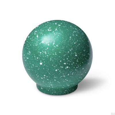 Puxador para móveis de madeira Ren Melange Green & White 35, faia