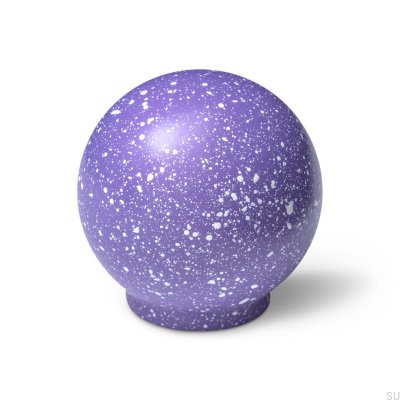 Puxador de móvel Ren Melange Roxo e Branco 35 Madeira Faia
