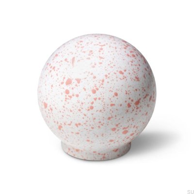 Puxador de móvel Ren Melange Branco e Rosa 35 Madeira Faia