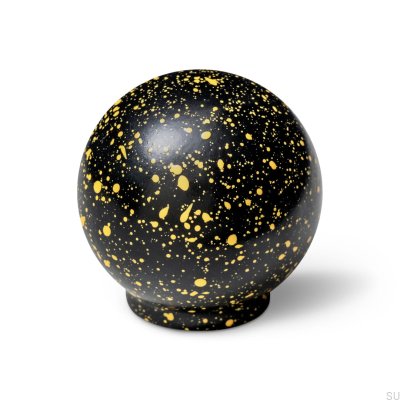Puxador para móveis Ren Melange Preto e Amarelo 35 Madeira Faia